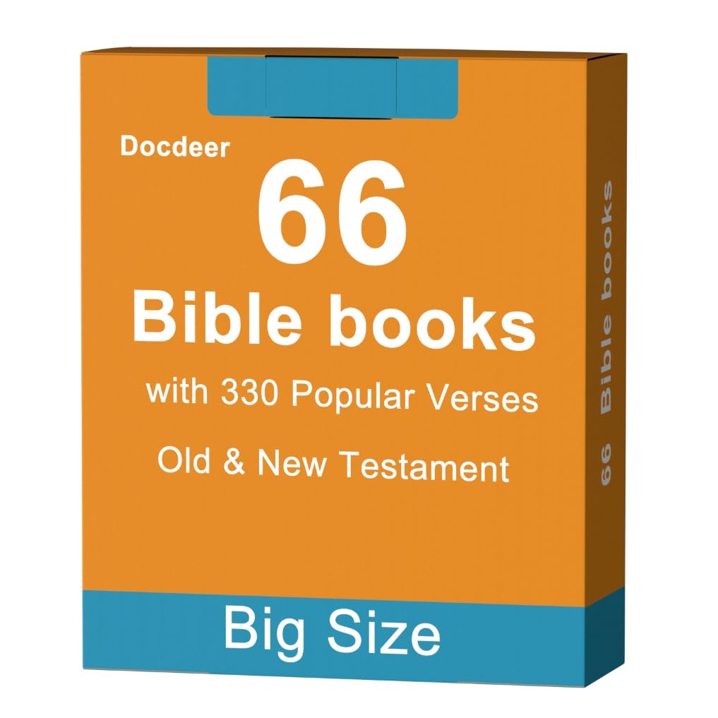 Amazon Bible 66 Books Flash Cards 330 Popular Verses Essential Information About Each Book Toys Games