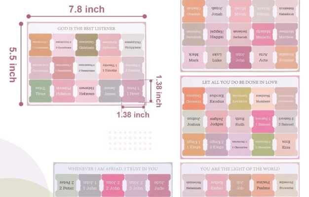 Amazon Bible Tabs 75 Tabs Bible Tabs For Women And Men Laminated Bible Tabs Large Print Bible Book Tabs Boho Theme Bible Index Tabs Neutral Labels Tabs For Bible Chapters