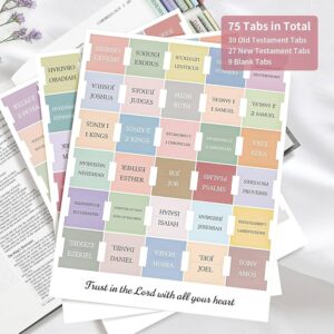 Amazon Bible Tabs For Women Men Bible Book Tabs For Study Bible Large Print Repositionable Bible Index Tabs Bible Labels Tabs Bible Study Supplies Pastel Office Products