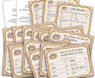 Amazon Bible Trivia Game Family Feud Quiz For Church Groups Community Parties Includes 300 Questions Toys Games