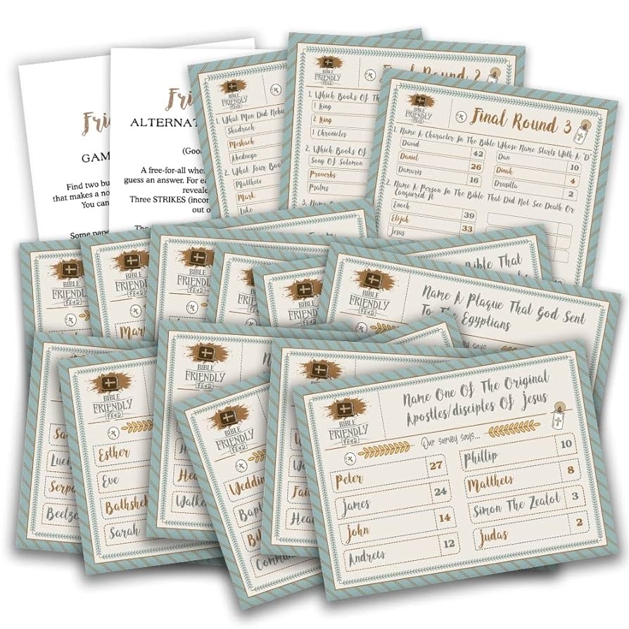 Free Printable Bible Questions