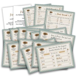 Amazon Bible Trivia Game Friendly Feud Quiz For Family Church Group And Community Party Questions And Supplies S02 Toys U0026 Games