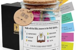 Amazon Bible Verse Jar Christian Gift For Women Walk With The Bible For Prayer Faith Based The Hope Jar Bible Study Supplies Glass Scripture Prayer Jar With Coloring Verse Home