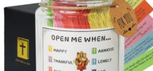 Amazon Bible Verse Jar Color Coded Bible Verses In A Jar Christian Gifts For Women Men Mom Bible Study Supplies Birthday Gifts For Women Men Home Kitchen