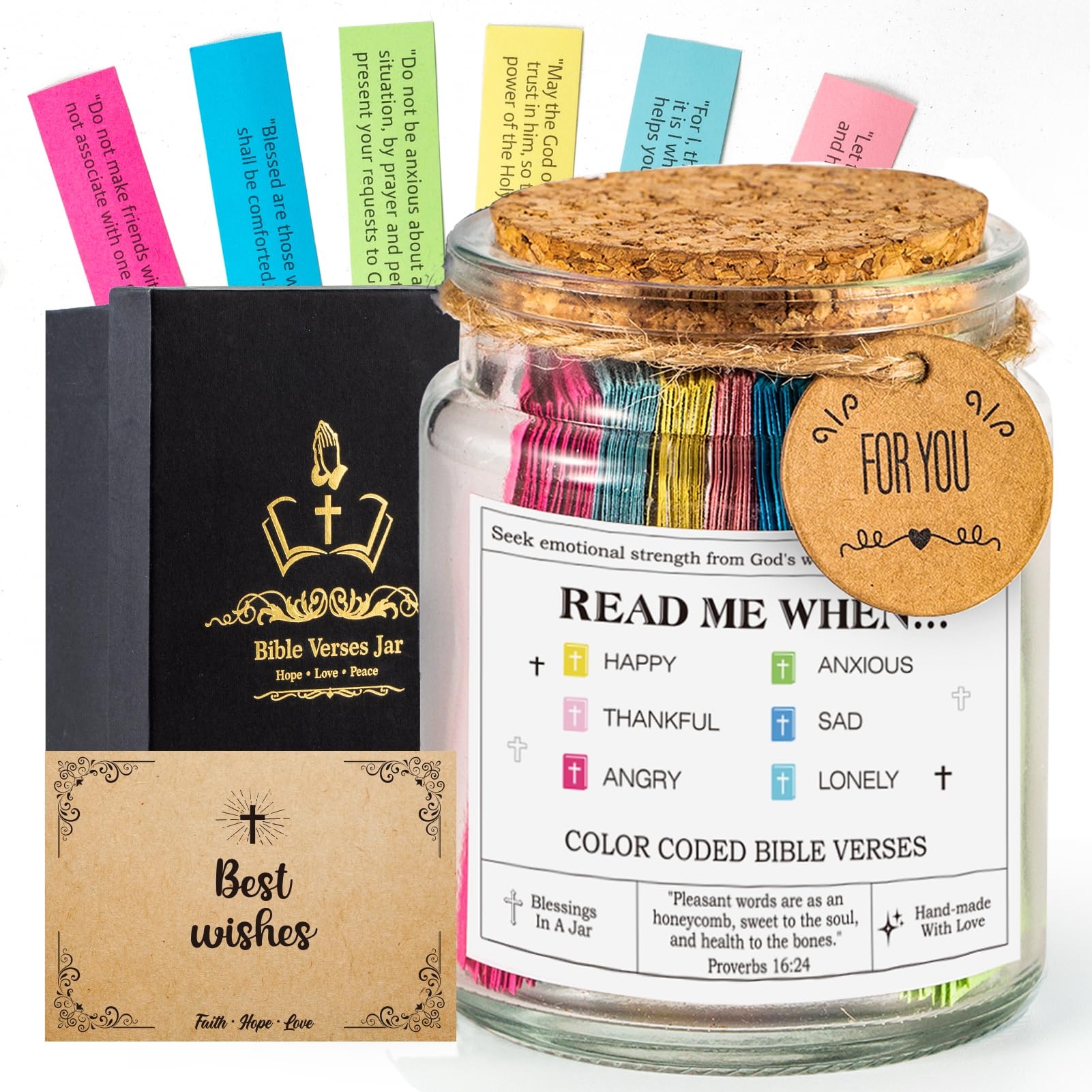 Amazon Bible Verse Jar KJV Christian Gifts For Women Men Mom Dad Friend Birthday Gifts For Women Christmas Mother s Day Gift Prayer Hope Jar Home Kitchen