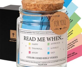 Amazon Bible Verse Jar Read Me When Bible Verses Jar Glass Scripture Prayer Jar Coloring Bible Verse Prayer Request Scripture Cards Inspirational Bible Quotes Scrip Container For Emotions And Feelings A