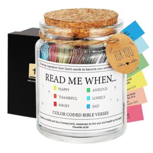 Amazon Bible Verse Jar Scripture Prayer Cards Holy Read Me When Bible Verses Jar Church Graduation Baptisms Confirmation Christian Gifts For Women Men Teen Inspirational Birthday Gifts For Women Mom Friends Home Kitchen