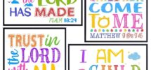 Amazon Bible Verse Kids Room Decor Baby Nursery Decor Christian Wall Art Toddler Boys Room Decoration Little Girls Bedroom Picture Religious Scripture Wall Poster 8x10 Spiritual