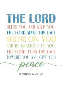 Amazon Bible Verse Printable The Lord Bless You And Keep You Numbers 6 24 46 Calligraphy Print Posters Prints