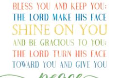 Amazon Bible Verse Printable The Lord Bless You And Keep You Numbers 6 24 46 Calligraphy Print Posters Prints