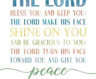Amazon Bible Verse Printable The Lord Bless You And Keep You Numbers 6 24 46 Calligraphy Print Posters Prints