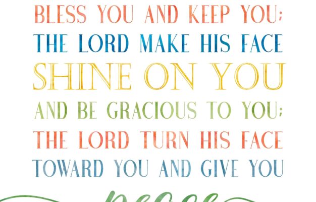 Amazon Bible Verse Printable The Lord Bless You And Keep You Numbers 6 24 46 Calligraphy Print Posters Prints