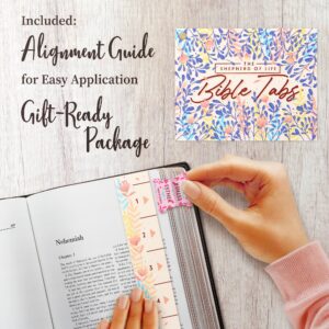 Amazon Bloom Diamond Bible Tabs For Women Study Bible Soul Nourishing Book Summaries 66 Peel and Stick Large Print Laminated Bible Book Tabs Floral Tabs For Bible Study Supplies The