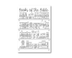 Amazon Books Of The Bible Sticker Books Of The Bible Book Shelf Sticker Books Of The Bible Tracker Dashboard Sticker Available In Black Or Color Black Arts Crafts Sewing