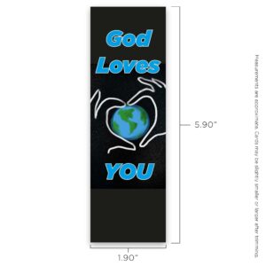 Amazon Children And Youth Bookmark God Loves You John 3 16 Pack Of 25 Handouts For Classroom Sunday School And Bible Study Office Products