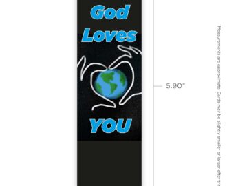 Amazon Children And Youth Bookmark God Loves You John 3 16 Pack Of 25 Handouts For Classroom Sunday School And Bible Study Office Products