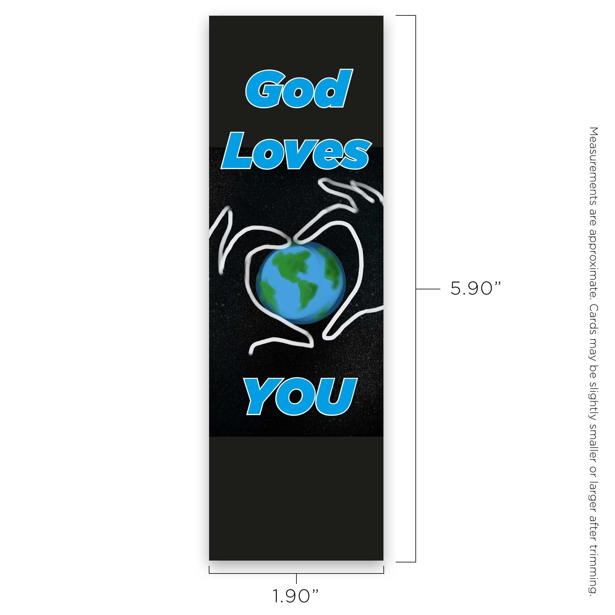 Amazon Children And Youth Bookmark God Loves You John 3 16 Pack Of 25 Handouts For Classroom Sunday School And Bible Study Office Products