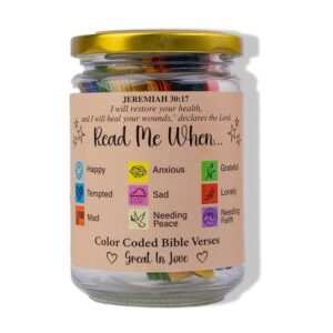 Amazon Christian Bible Gifts Bible Verse Cards In A Jar Emotions Feelings Scripture Cards Brown Label Office Products