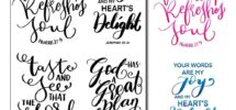 Amazon DIYology Christian Inspirational Bible Verses Clear Stamps For Card Making Or Journaling Bible Quotes Silicone Stamps For Scrapbooking Albums Photo Gift Tags Paper Crafting Decor Arts Crafts Sewing