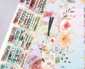 Amazon Fancy Land Floral Bible Tabs 90 Decorative Bible Tabs Laminated Colorful Bible Book Indexing Tabs Old And New Testament Laminated Matte Film Pretty Gift For Women Girls Office Products