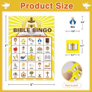 Amazon FLYAB Bible Bingo Game For Kids Adults 26 Players Christian Bible Bingo Cards Religious Bible Activities Games For Vacation Bible School Sunday Church Family Open Day Holiday Party Supplies