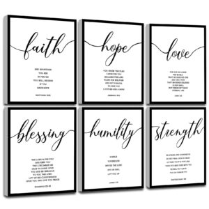 Amazon Framed Christian Wall Art Bible Verses Wall Decor