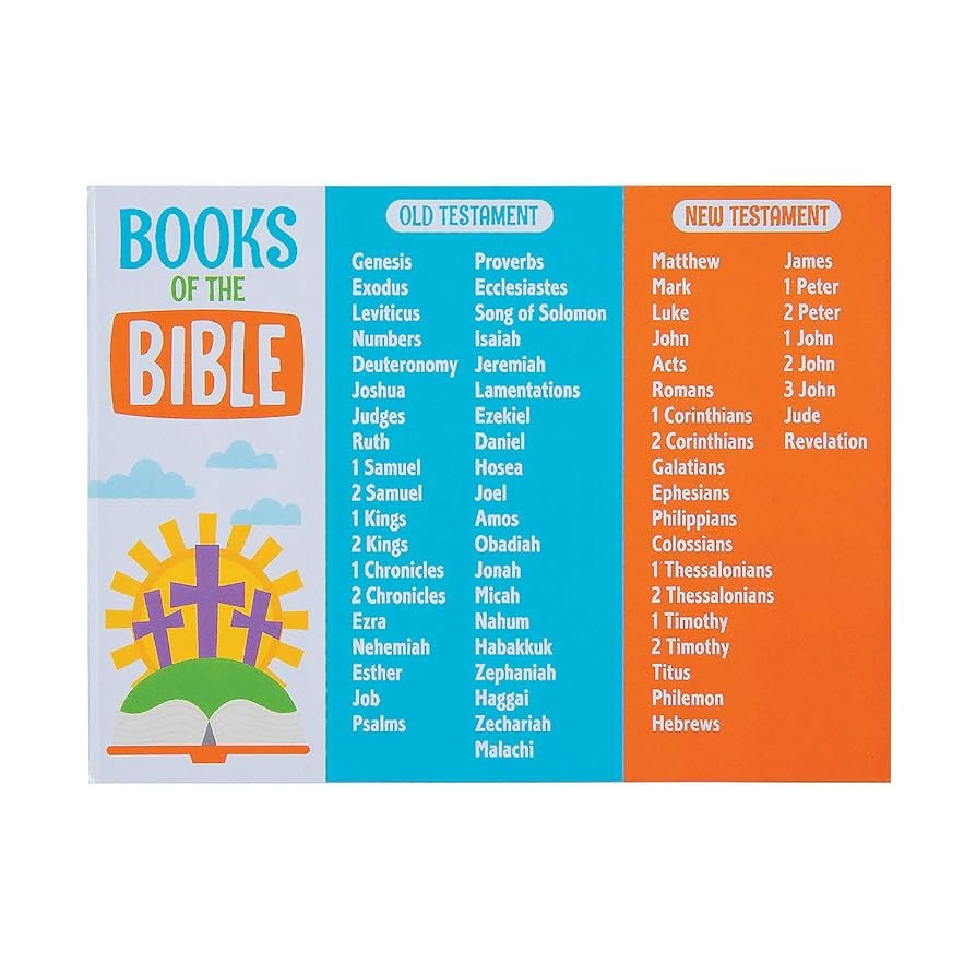 Amazon Fun Express Books Of The Bible Magnets Engaging Interactive Educational Tool For Learning Bible Stories Perfect For Sunday School Bible Study Home Learning 24 Pieces Multi Color Office Products