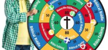 Amazon Garybank Faith Darts Bible Trivia Games For Kids Adult Family 66 Flash Cards W 260 Questions Christian Bible Study Supplies For Youth Group Teens Disciples Church Kids Birthday Gifts Toys