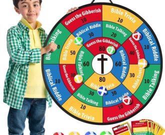 Amazon Garybank Faith Darts Bible Trivia Games For Kids Adult Family 66 Flash Cards W 260 Questions Christian Bible Study Supplies For Youth Group Teens Disciples Church Kids Birthday Gifts Toys