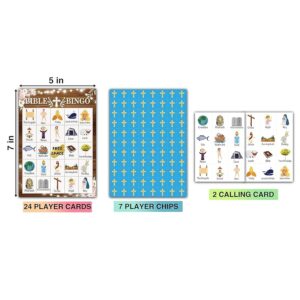 Amazon HEZNZXQ Bible Bingo Party Game Cards Christian Nativity Bingo Party Favor For Christian Sunday Church 24 Players For Adult Party Games Supplies 06 Toys Games