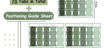 Amazon JarThenaAMCS 75Pcs Laminated Bible Tabs Greenery Index Tabs Green Leaves Large Print Neutral Tabs For Study Bible Easy Navigation To Read And Apply Bible Journal Tabs Office Products