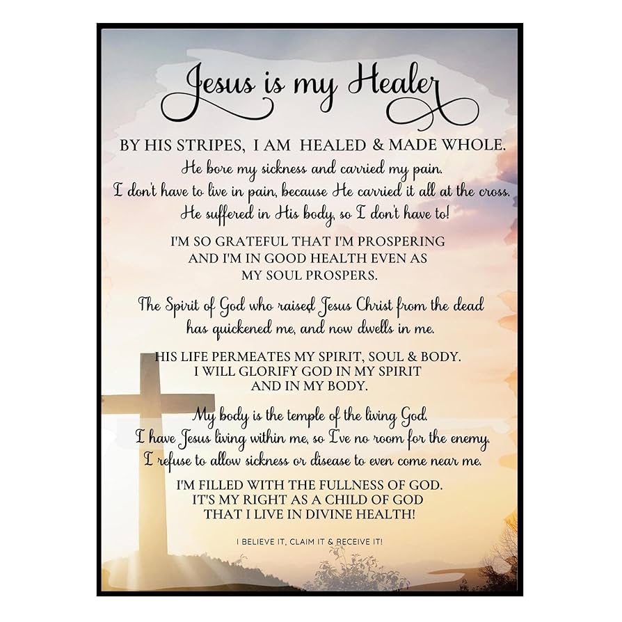 Free Printable Bible Scriptures About Healing