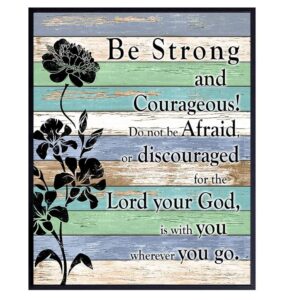 Amazon Joshua 1 9 Picture Print Be Strong And Courageous