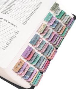 Amazon Laminated Bible Tabs For Women Men Large Print Tabs For Study Bibles Boho Theme For Easy Navigation And Quick Reference Easy to Read And Apply Tabs For All Ages Uniform