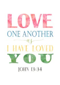 Amazon Love One Another As I Have Loved You John 13 34 Printable Scripture Wall Art Bible Verse Prints Posters Prints
