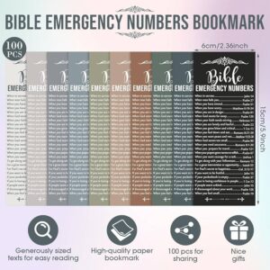 Amazon Motiskyy 100 Pcs Christian Bible Emergency Numbers Bookmark Grandparents Day Church Gift 2 36 X 6 Religious Bible Verse Bookmark For Catholic Friend Sunday School Retreat Class Morandi Office Products