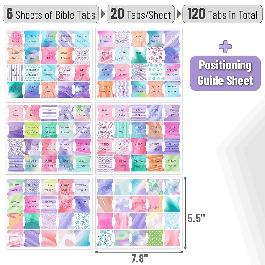 Printable Bible Tabs Ruler