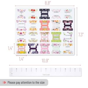 Amazon Mr Pen Bible Tabs 120 Pcs Floral Design Laminated Bible Tabs For Study Bible Bible Tabs Old And New Testament Bible Book Tabs Bible Tabs For Women Tabs For Bible