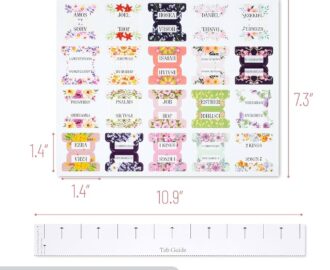Amazon Mr Pen Bible Tabs 120 Pcs Floral Design Laminated Bible Tabs For Study Bible Bible Tabs Old And New Testament Bible Book Tabs Bible Tabs For Women Tabs For Bible