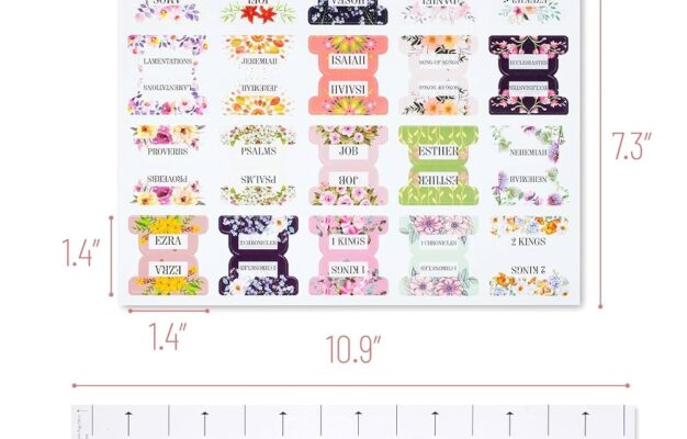 Amazon Mr Pen Bible Tabs 120 Pcs Floral Design Laminated Bible Tabs For Study Bible Bible Tabs Old And New Testament Bible Book Tabs Bible Tabs For Women Tabs For Bible
