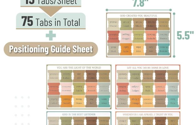 Amazon Mr Pen Bible Tabs 75 Tabs Boho Style Laminated Bible Tabs For Women And Men Bible Tabs For Study Bible Bible Index Tabs Bible Book Tabs Bible Labels Tabs Mr