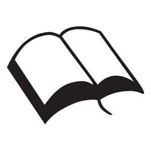 Amazon Open Bible Book Vinyl Decal Sticker 5 25 X 3 75 Black Automotive