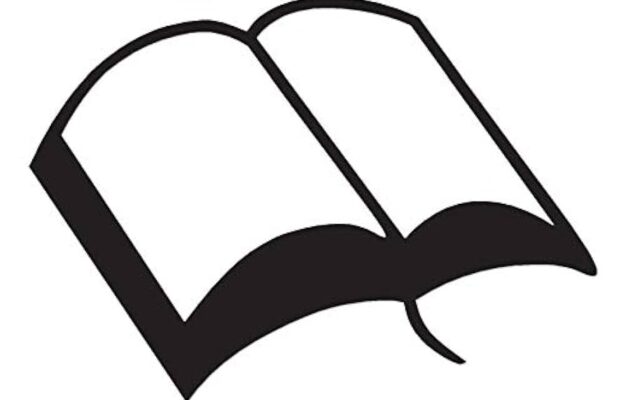 Amazon Open Bible Book Vinyl Decal Sticker 5 25 X 3 75 Black Automotive