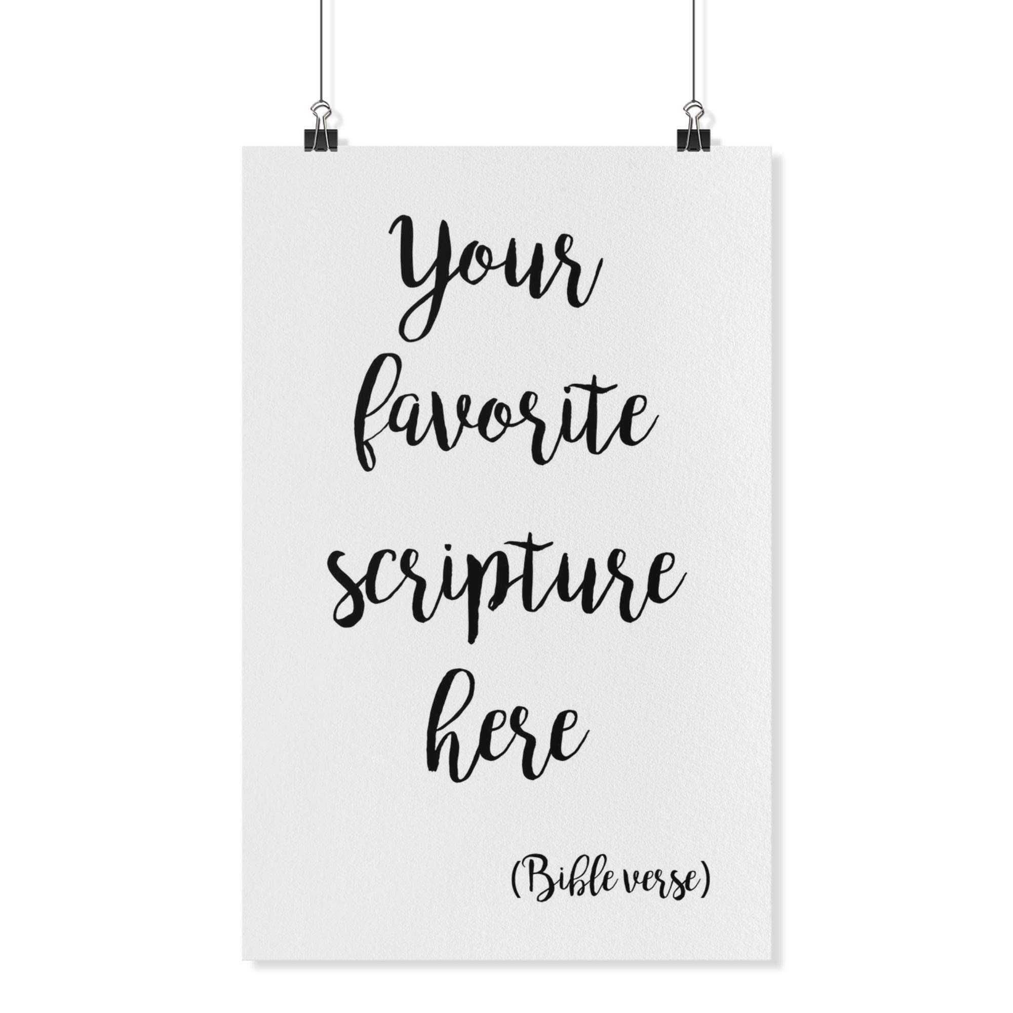Amazon Personalized Biblical Verses Poster Wall Art For Christians Customized Inspirational Scripture Canvas Wall Decor Custom Motivational Quotes Framed Wall Art For Living Room Office 12 16 Canvas Posters Prints