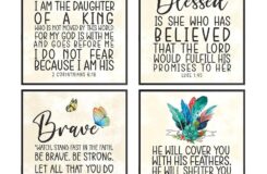 Amazon Positive Quotes Bible Verse Wall Art Print Scripture Wall Decor Religious Wall Decor Christian Wall Art For Women Bedroom Christian Poster Spiritual Gifts For Daughter Women Set Of 4 8x10 In Posters