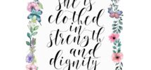 Amazon Proverbs 31 Woman Bible Verse Wall Art Our Scripture Wall Art Print Is The Ultimate Encouraging Christian Wall Decor Print For Home D corations Perfect Gift For That Special Lady Unframed 8x10 Home Kitchen