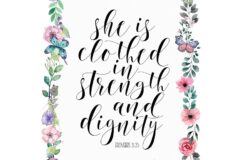 Amazon Proverbs 31 Woman Bible Verse Wall Art Our Scripture Wall Art Print Is The Ultimate Encouraging Christian Wall Decor Print For Home D corations Perfect Gift For That Special Lady Unframed 8x10 Home Kitchen