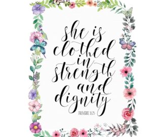 Amazon Proverbs 31 Woman Bible Verse Wall Art Our Scripture Wall Art Print Is The Ultimate Encouraging Christian Wall Decor Print For Home D corations Perfect Gift For That Special Lady Unframed 8x10 Home Kitchen