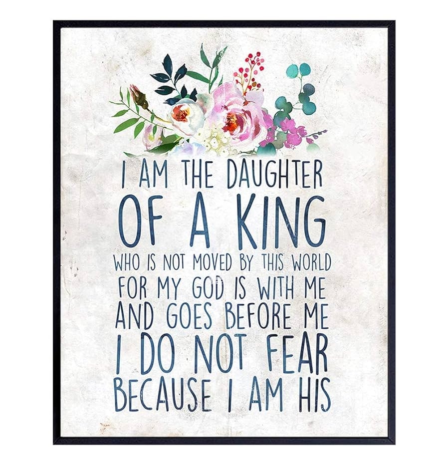 Amazon Religious Wall Decor 8x10 Inspirational Quote Bible Verse Wall Art Christian Scripture Print Decor For Bedroom Girls Room Daughter Gifts Gift For Women YELLOWBIRD