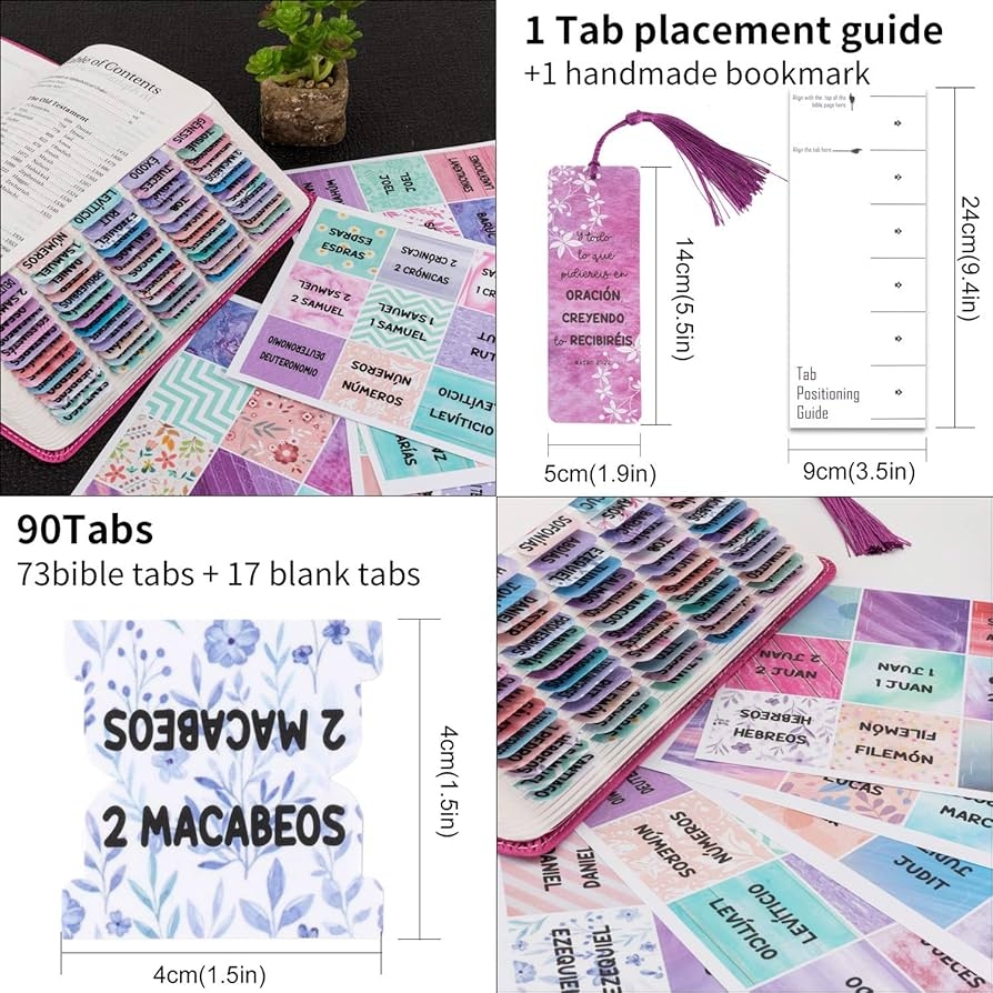 Free Printable Bible Tabs in Spanish